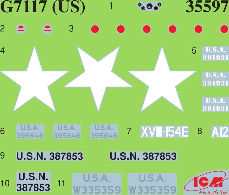 Zdjęcie G7117 US military truck 1:35 ICM 35597