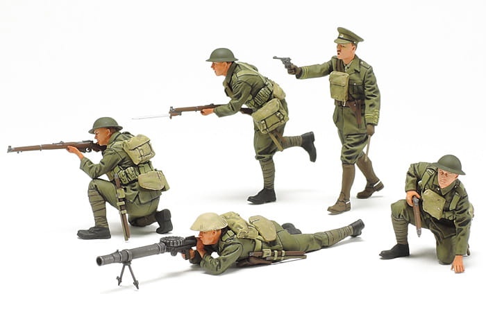 Zdjęcie dodatkowe produktu British Infantry Set WWI 1:35 Tamiya 35339