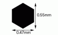 Zdjęcie Siatka modelarska Hexagon-Large Hasegawa PA43