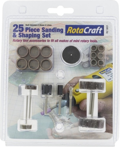 Shesto RC9001 25-piece grinding and shaping set