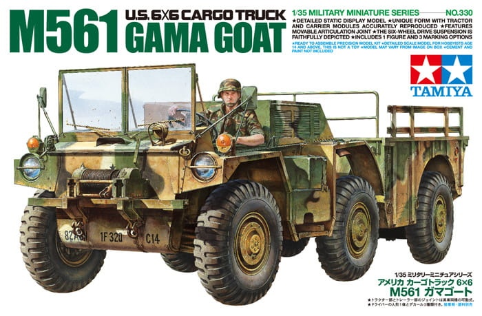 Zdjęcie główne produktu M561 Gama Goat US 6X6 Cargo Truck 1:35 Tamiya 35330