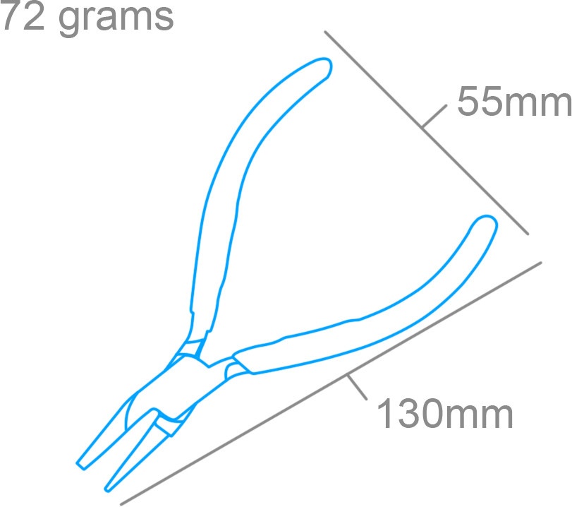 Zdjęcie Szczypce kombinerki okrągło-wklęsłe 130 mm Shesto PPL1307