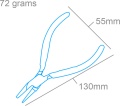 Zdjęcie Szczypce kombinerki okrągło-wklęsłe 130 mm Shesto PPL1307