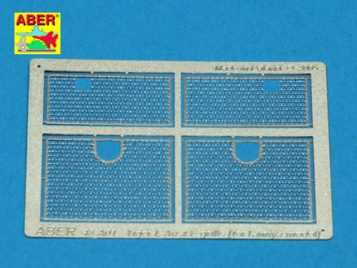 Engine overmesh for German Tiger I 1:48 tank ABER 48A01