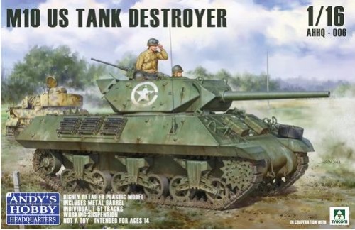 M10 US 1:16 tank destroyer Andy's Hobby Headquarters AHHQ-006