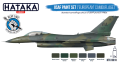 Zdjęcie Zestaw farb USAF European Camouflage 6x17ml Hataka HTK-BS10
