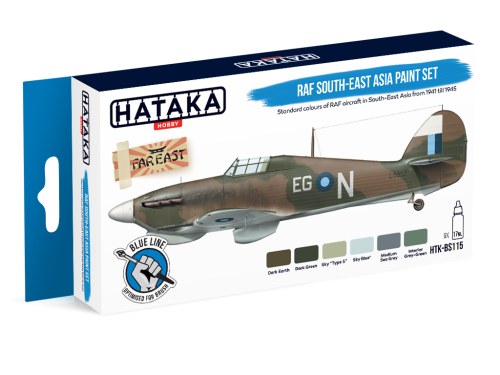 RAF South-East Asia paint set 6x17ml Hataka BS115