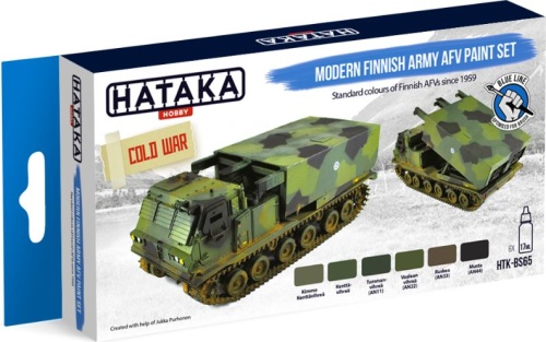 Modern Finnish Army AFV Paint Set 6x17ml Hataka HTK-BS65