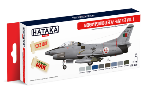 Modern Portuguese AF Paint Set Vol. 1 8x17ml Hataka HTK-AS56