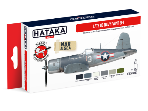 Late US Navy paint set 6x17ml Hataka AS05.2