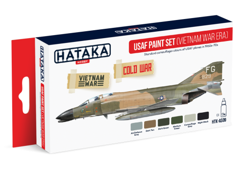 USAF Paint Set (Vietnam War Era) 6x17ml Hataka HTK-AS09