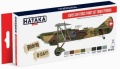 Zdjęcie Zestaw farb Swiss Air Force Paint Set (WW2 period) 8x17ml Hataka AS15