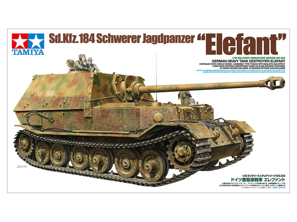Zdjęcie główne produktu German Heavy Tank Destroyer Elefant 1:35 Tamiya 35325