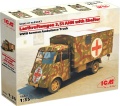 Zdjęcie Lastkraftwagen 3,5 t AHN z zabudową (Ambulans) 1:35 ICM 35417