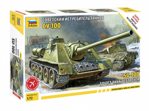 Soviet tank destroyer SU-100 1:72 Zvezda 5044