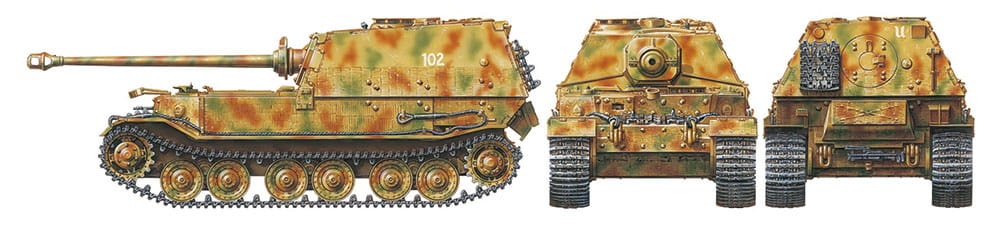 Zdjęcie dodatkowe produktu German Heavy Tank Destroyer Elefant 1:35 Tamiya 35325