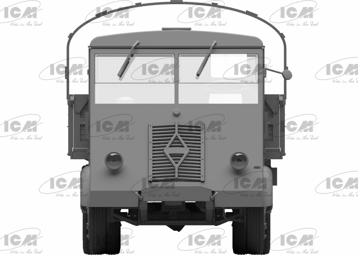 Zdjęcie Renault AHN2 francuska ciężarówka 1:35 ICM 35419