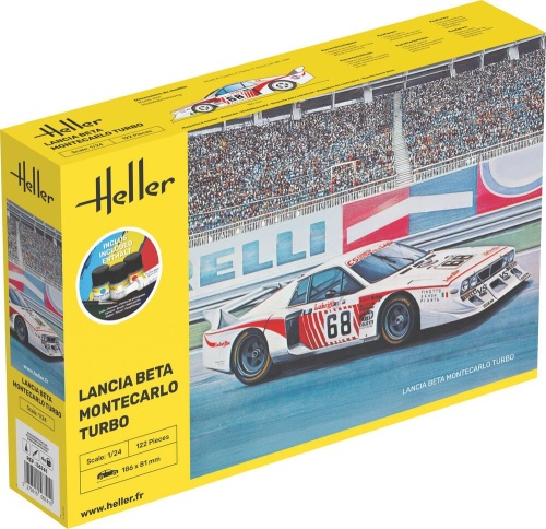 Lancia Beta Montecarlo Turbo 1:24 Heller 56741 STARTER KIT