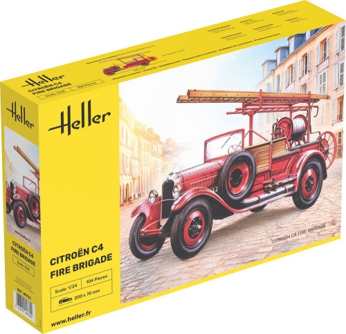 Citroën C4 Fire Brigade 1:24 Heller 80733
