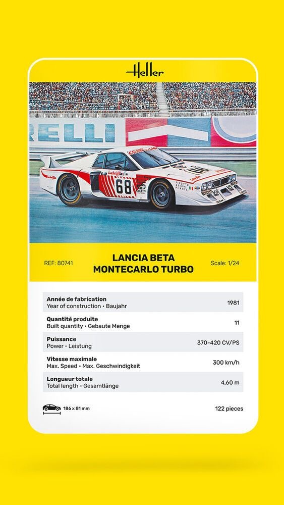 Zdjęcie Lancia Beta Montecarlo Turbo 1:24 Heller 80741