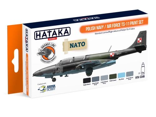 Polish Navy / Air Force TS-11 paint set 6x17ml Hataka HTK-CS46