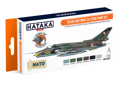 Polish Air Force Su-22M4 paint set 6x17ml Hataka HTK-CS47