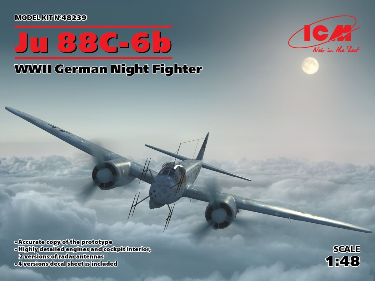 Zdjęcie Ju 88C-6b 1:48 ICM 48239