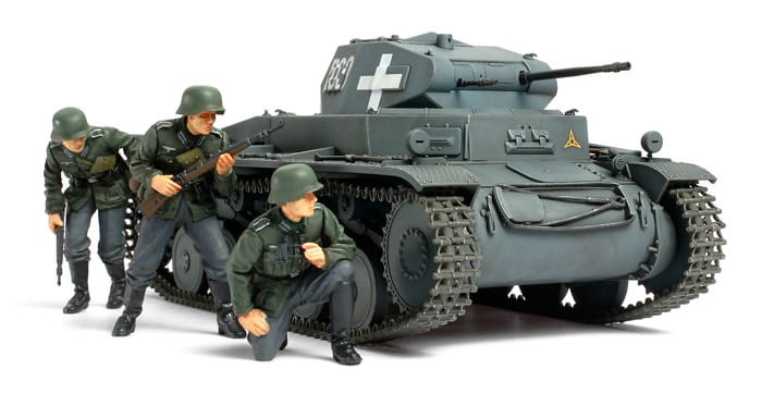 Zdjęcie dodatkowe produktu German Panzerkampfwagen Ⅱ Ausf.C (Sd.Kfz.121) (Polish Campaign) 1:35 Tamiya 35299