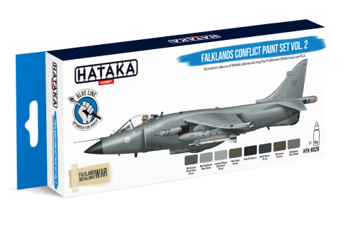 Falklands Conflict Paint Set Vol. 2 8x17ml Hataka HTK-BS28