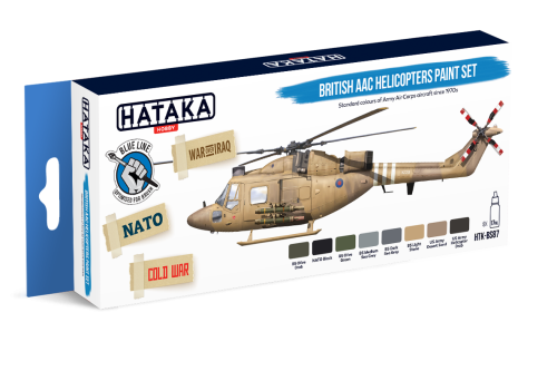 British AAC Helicopters paint set 8x17ml Hataka BS87