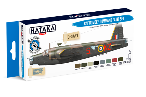 RAF Bomber Command paint set 8x17ml Hataka BS102