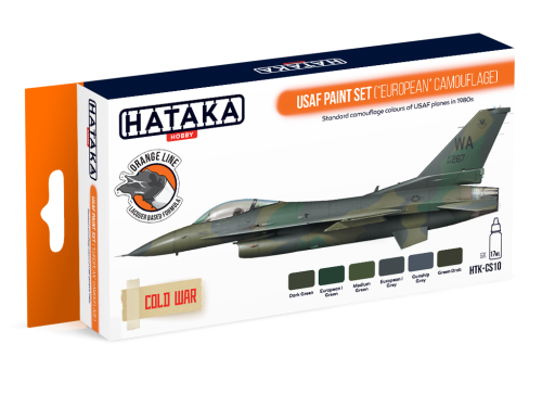 USAF Paint Set (European Camouflage) 6x17ml Hataka CS10