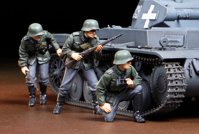 Zdjęcie dodatkowe produktu German Panzerkampfwagen Ⅱ Ausf.C (Sd.Kfz.121) (Polish Campaign) 1:35 Tamiya 35299