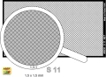 Zdjęcie Siatka 1,5 x 1,5 mm (75 x 42 mm) ABER S11