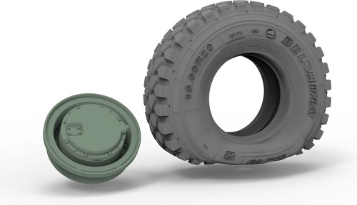 VPK-7289 Boomerang IFV tires with deflection 1:35 Zimi Model TC3D014