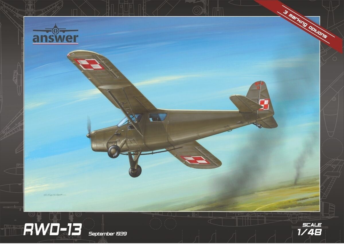 Zdjęcie RWD-13 wrzesień 1939 1:48 Answer AA48026