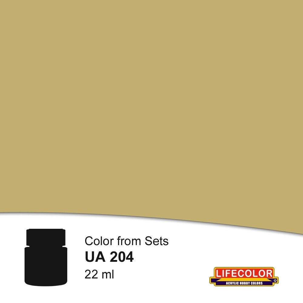 Zdjęcie Lifecolor UA204 Dunkelgelb 22ml farba UA204