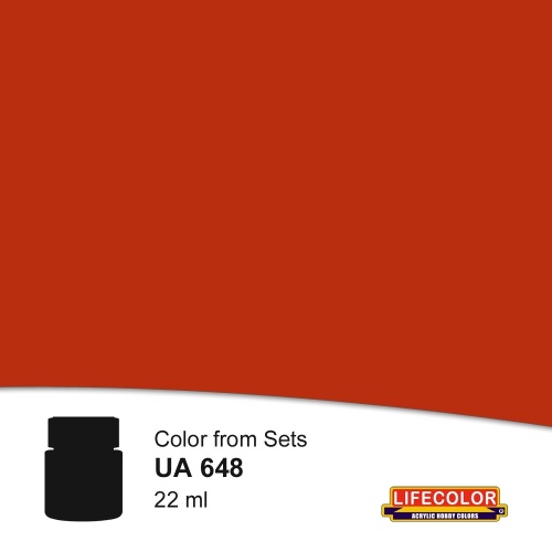 Lifecolor UA648 Imperial Japanese Navy Antifouling Hull Red 22ml paint UA648