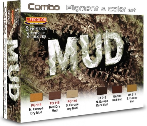 Mud paint set 6x22ml Lifecolor SPG05