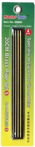 Set of brass tubes 20 cm (4 pcs.) Trumpeter 09946