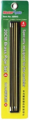 Set of brass tubes 20 cm (4 pcs.) Trumpeter 09945