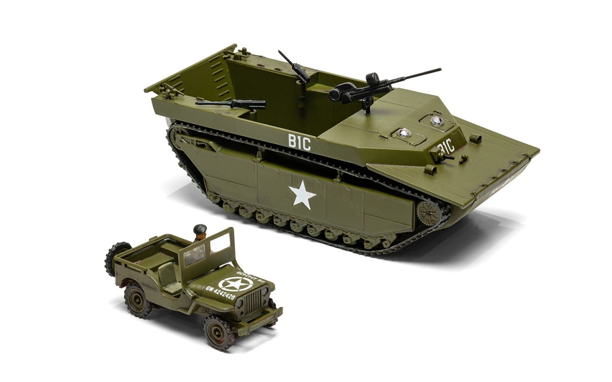 Zdjęcie Buffalo i Willys MB Jeep 1:76 Airfix 02302V