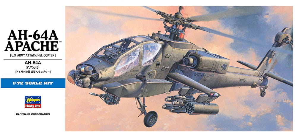 Zdjęcie główne produktu AH-64A Apache 1:72 Hasegawa D6