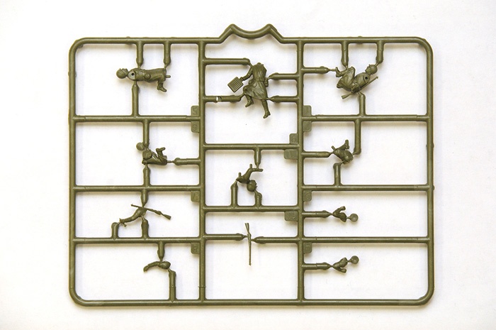 Zdjęcie Radziecki moździerz 82 mm z załogą (zima) 1:72 Zvezda 6208