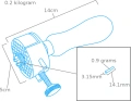 Zdjęcie Uniwersalny uchwyt roboczy (140 mm) Shesto PCL8010