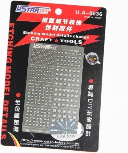U-Star round universal photo etch parts UA-0036