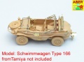 Zdjęcie Schwimmwagen Type 166 1:35 ABER 35080