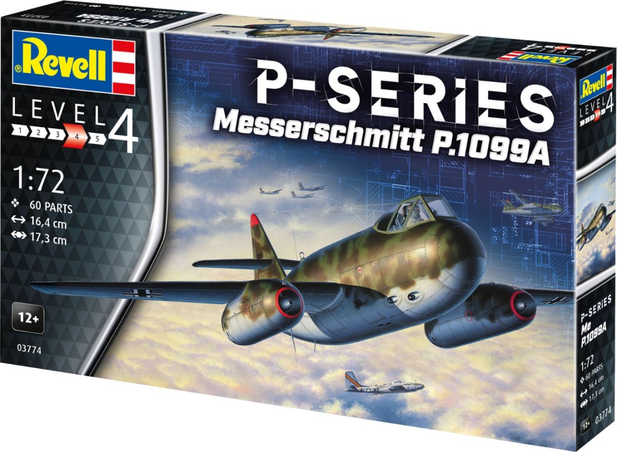 Zdjęcie Messerschmitt P.1099A 1:72 Revell 03774