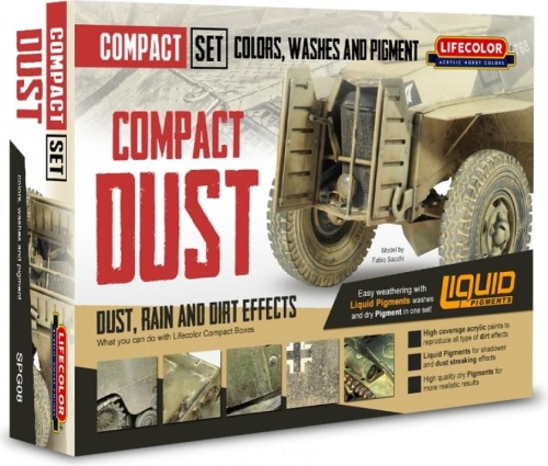Lifecolor Compact Dust 6x22ml paint set SPG08