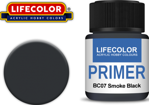 Lifecolor BC07 Smoke Black 22ml paint BC07